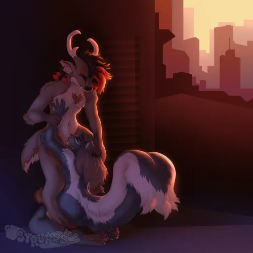 On the Rooftop at Sunset (OC) [I] by kknk