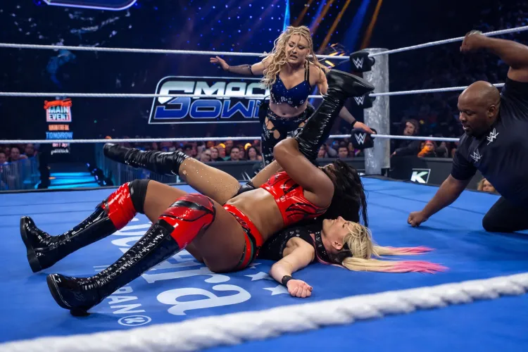 Once again, Lash Legend pinned Alexa Bliss by Sensitive_Novel1754