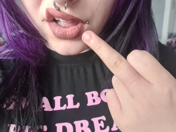 One finger and you have an urge to send me all your money... by goddessstar20
