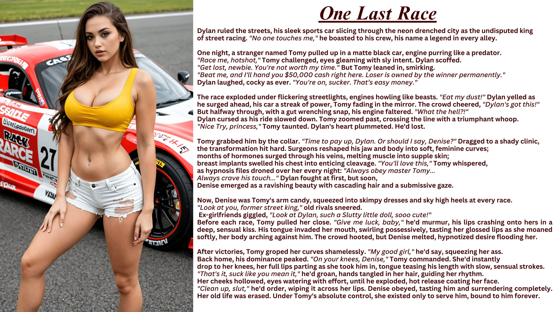 One Last Race posted by missavantikaxo