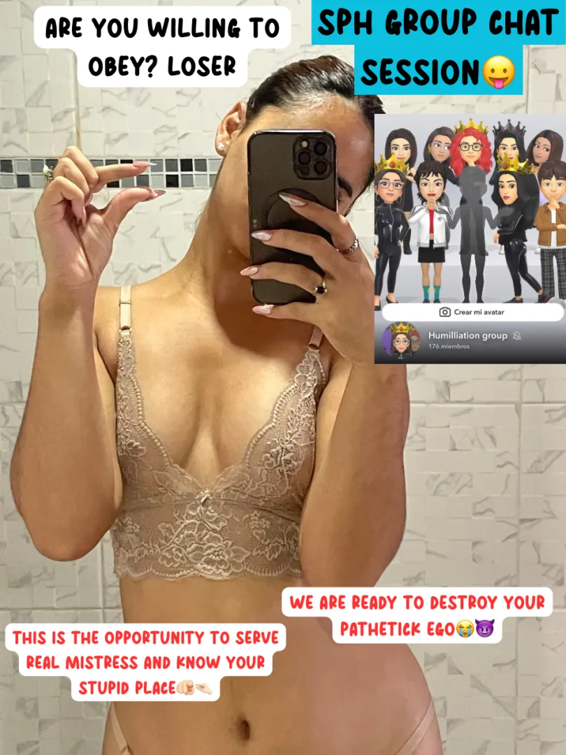 One Mistress calling you a loser hits hard.
A whole group?
That’s where you completely break posted by Hairygoddesscami