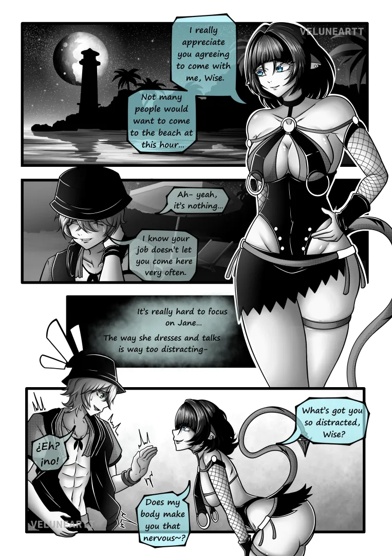 One Night at the Beach (1/6) English Versions posted by VeluneArtt