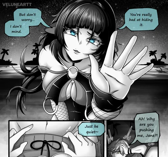 One Night at the Beach (2/6) Jane Doe by VeluneArtt