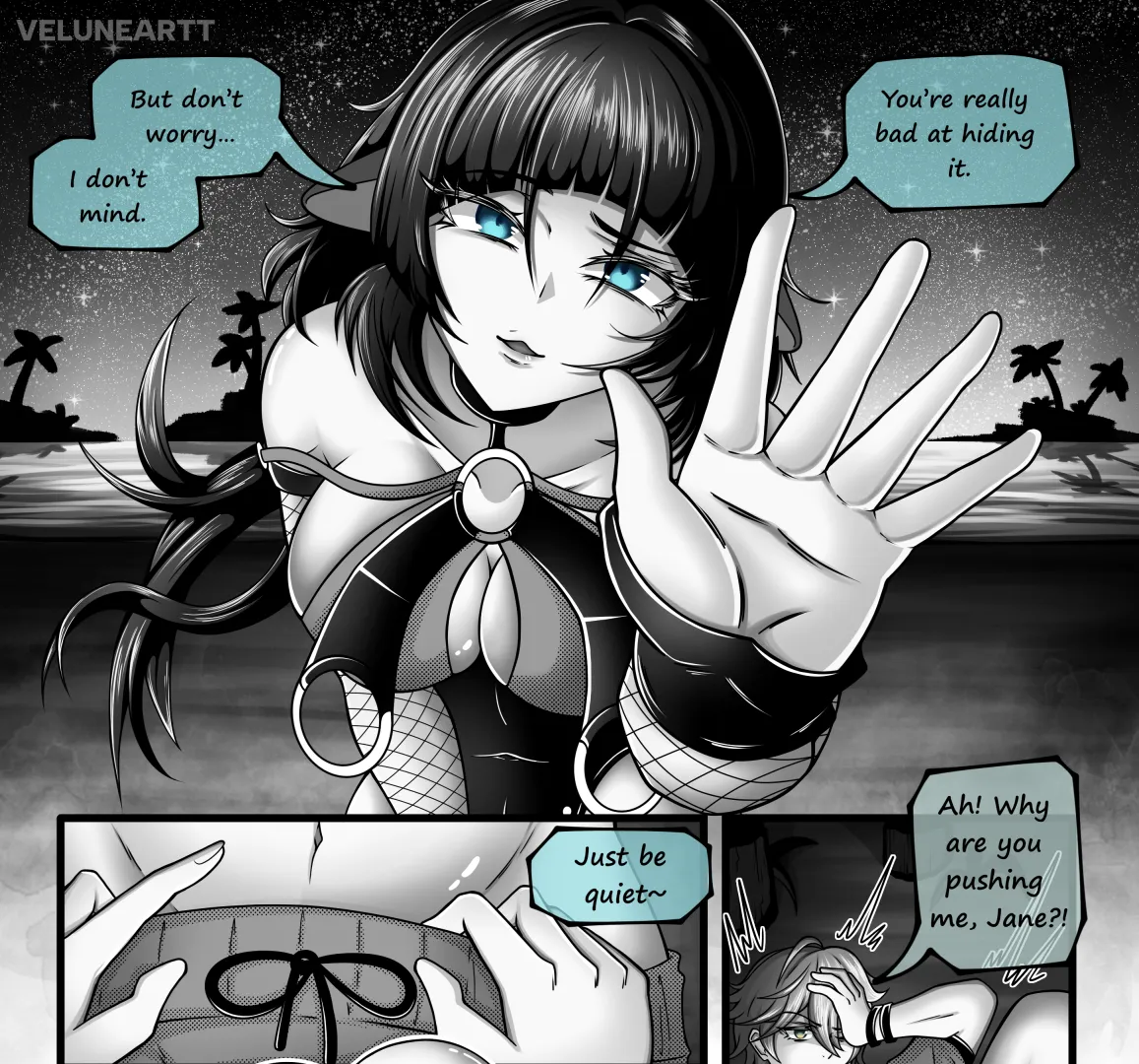 One Night at the Beach (2/6) Jane Doe posted by VeluneArtt