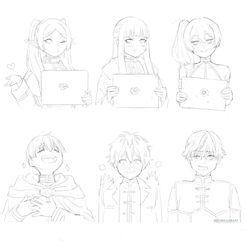 One of these things are not like the others... (dismaidenart) by NewlyMintedNeko