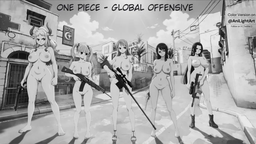 One piece - Global Offensive(AnyLightArt) by Ok_Librarian7117