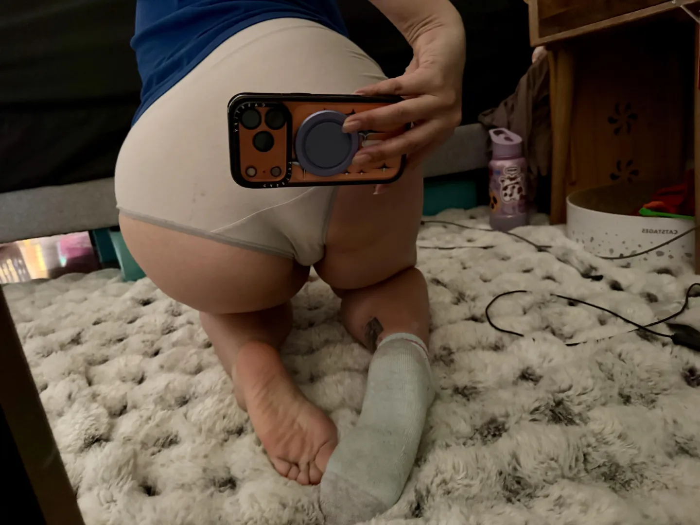 One sock, no sock posted by gemmacactus