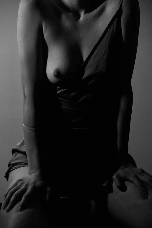 One tits out by OurSecretSide_