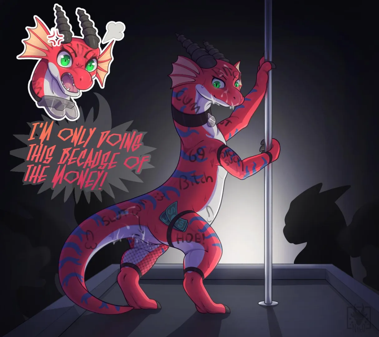 Only for Money (n1k0) [F] posted by Olive-The-Otter