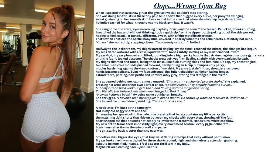 Oops... Wrong Gym Bag by missavantikaxo