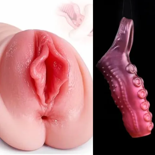 ordered new stuff. this pussy is new and with a build in cockring. maybe ill use this in combo by rofant99