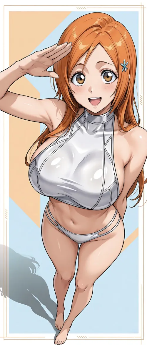 Orihime Inoue [Bleach] by WoolsonDaSheep