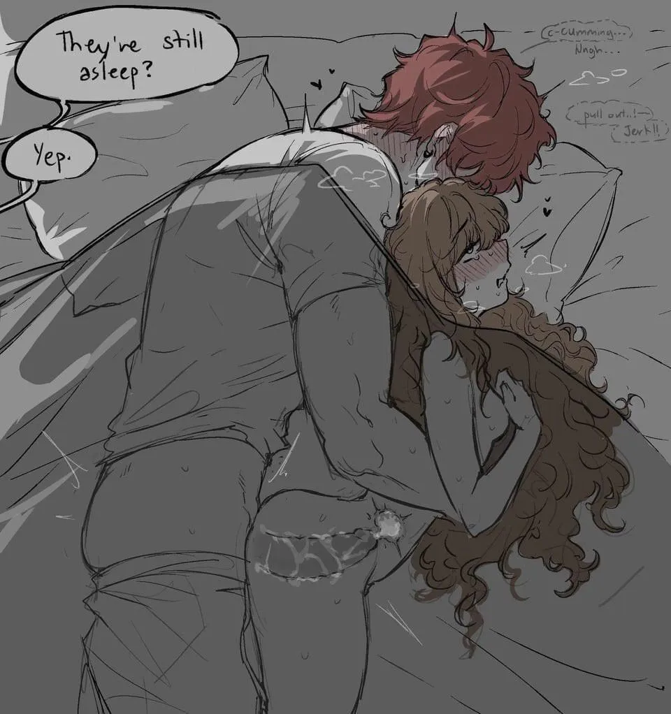 Our friends are convinced that we cuddle for comfort… but you just cuddle me to fuck me all night~ ♡ posted by TheRavenLeader