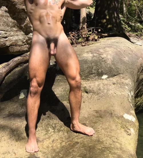 Out by the creek gettin some sun by Nicorus91