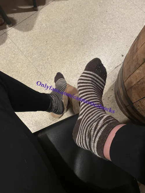 Out for breakfast ;) by camtasticalsocks