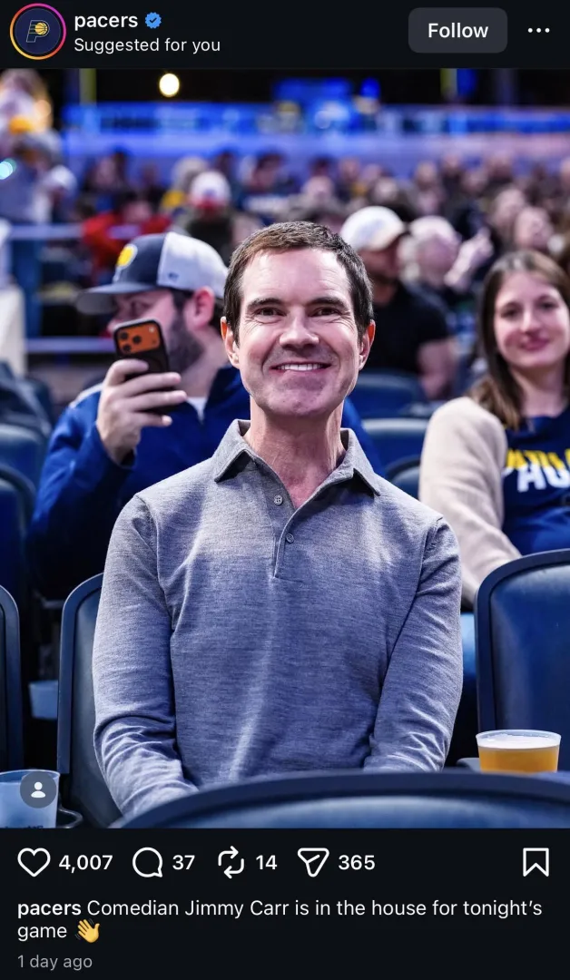 Pacers the official team of Fools? posted by Worldly-Tune7933