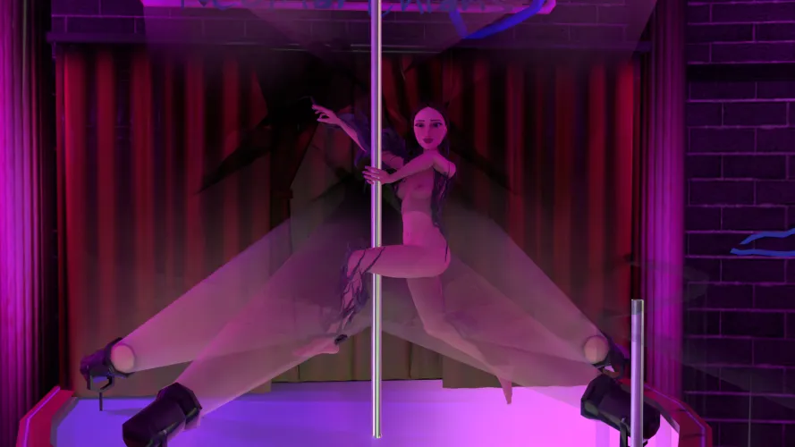 Padme Amidala's Symbiote Pole Dancing by Local_Report_9542