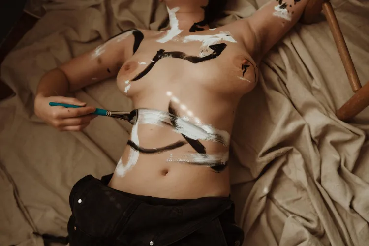 Painting the first layers by RR_Otter-Chaos