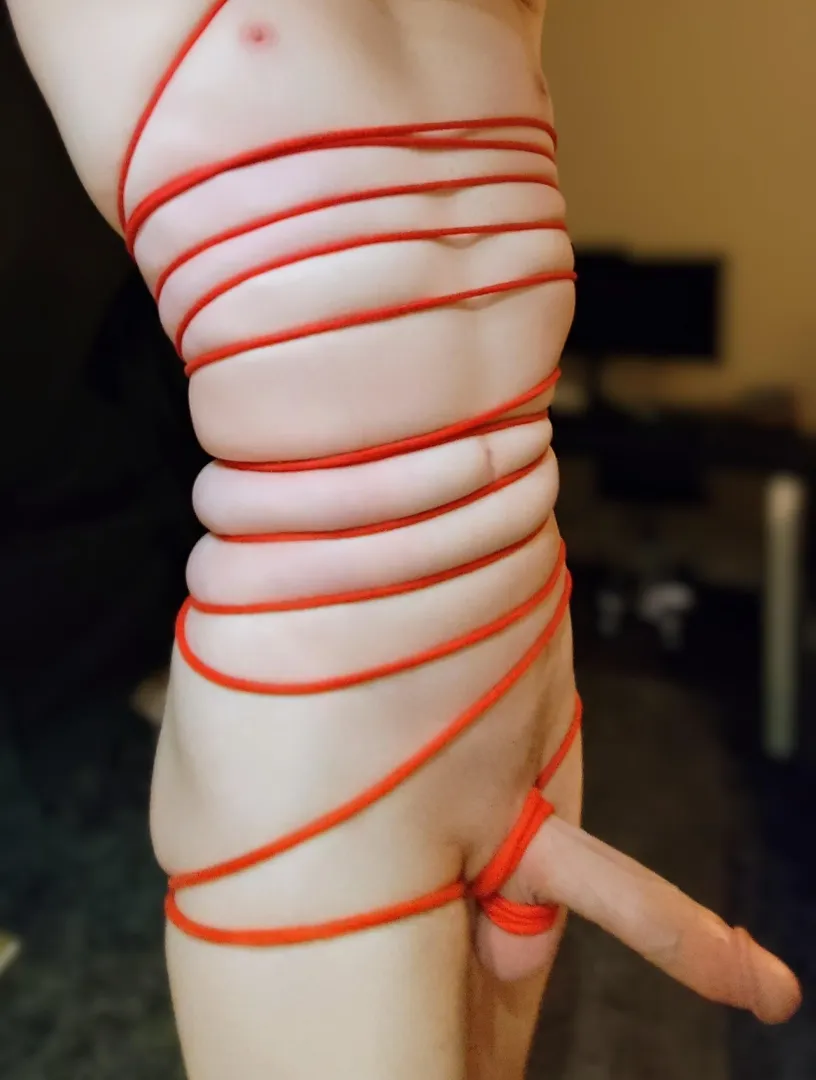 Pale skin + red rope posted by echo362