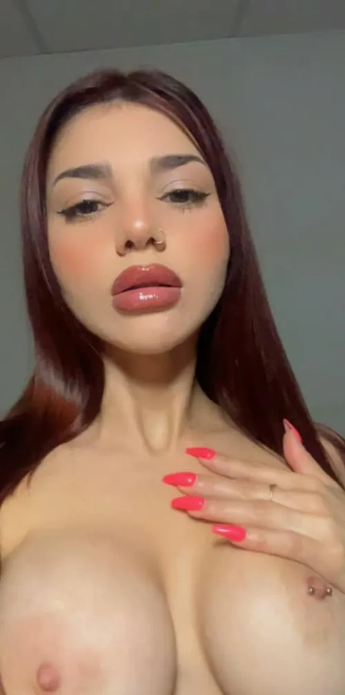 Pale skin stretched so tight you can see the blue veins pulsing. by VelvetTeaseVibe