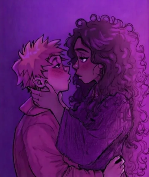 Pamela and Tim deeply in love by InocuousWords