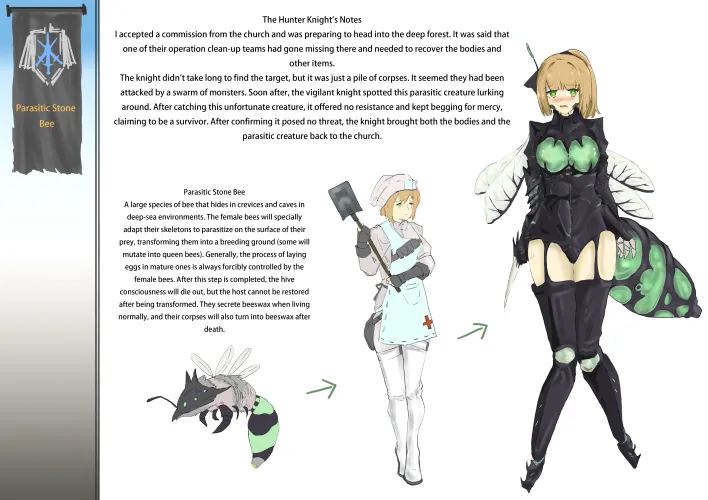 Parastic Stone Bee by lp_瞬息 by StolenOfficeSurprise