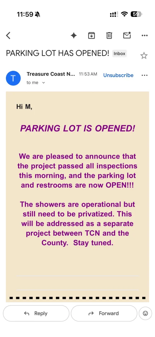 Parking is OPEN posted by sflpilot