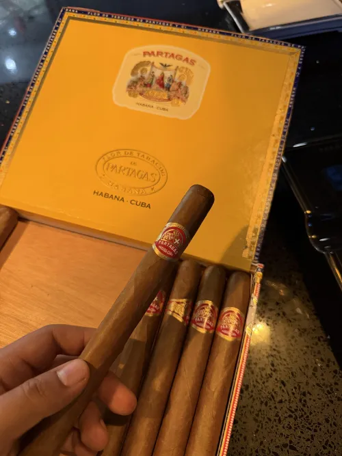 Partagas Lusitania for our event last night by Bronno7