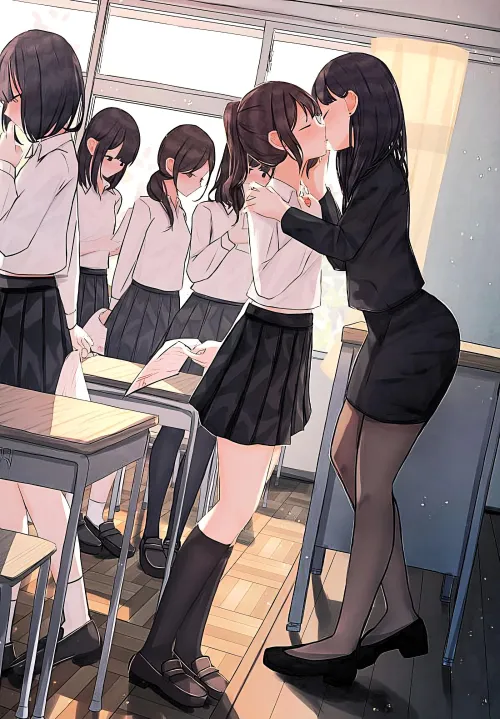 Passionate kiss by GordonTiger