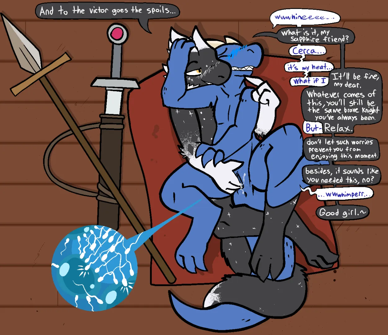 (Patreon) matchup (trout_(artist)) [MF] posted by Olive-The-Otter