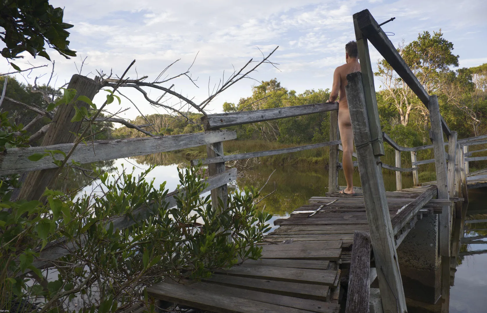 Pausing to enjoy the view from the bridge posted by GuideTough5813