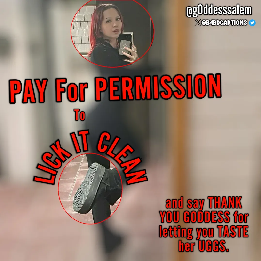Pay for PERMISSION posted by B4BD