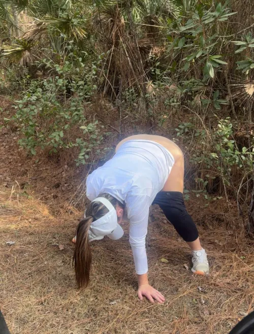 Peeing in the woods while golfing!  by alltimecd