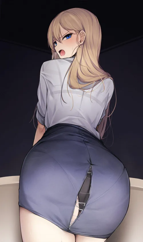 Pencil Skirt by WoolsonDaSheep