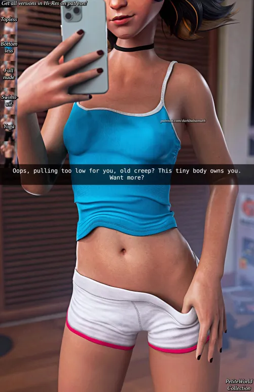 Peni’s Risky Selfie (darkbahamuth) by GladArachnid387