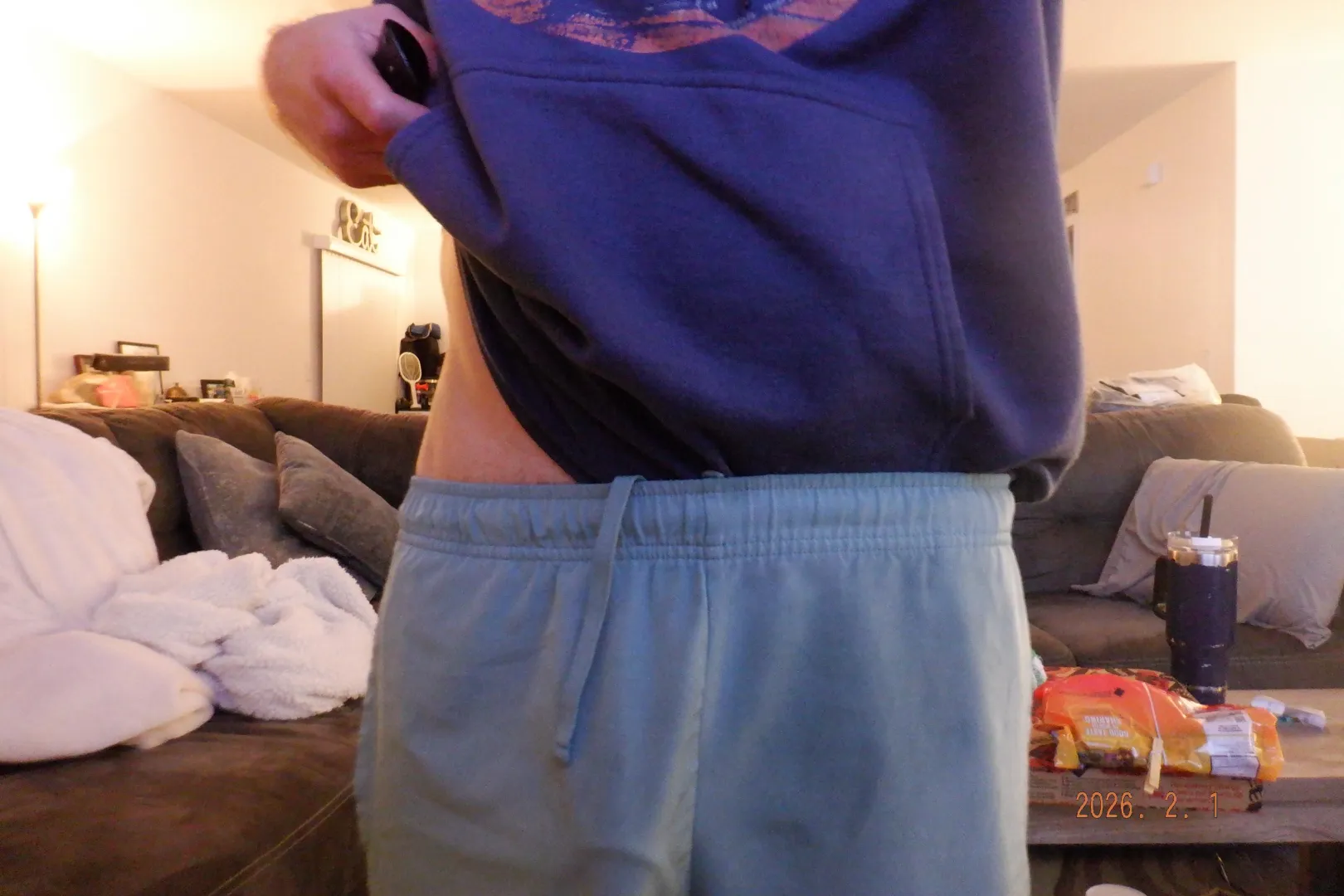 People staring when gym shorts on. posted by Responsible_Job4222