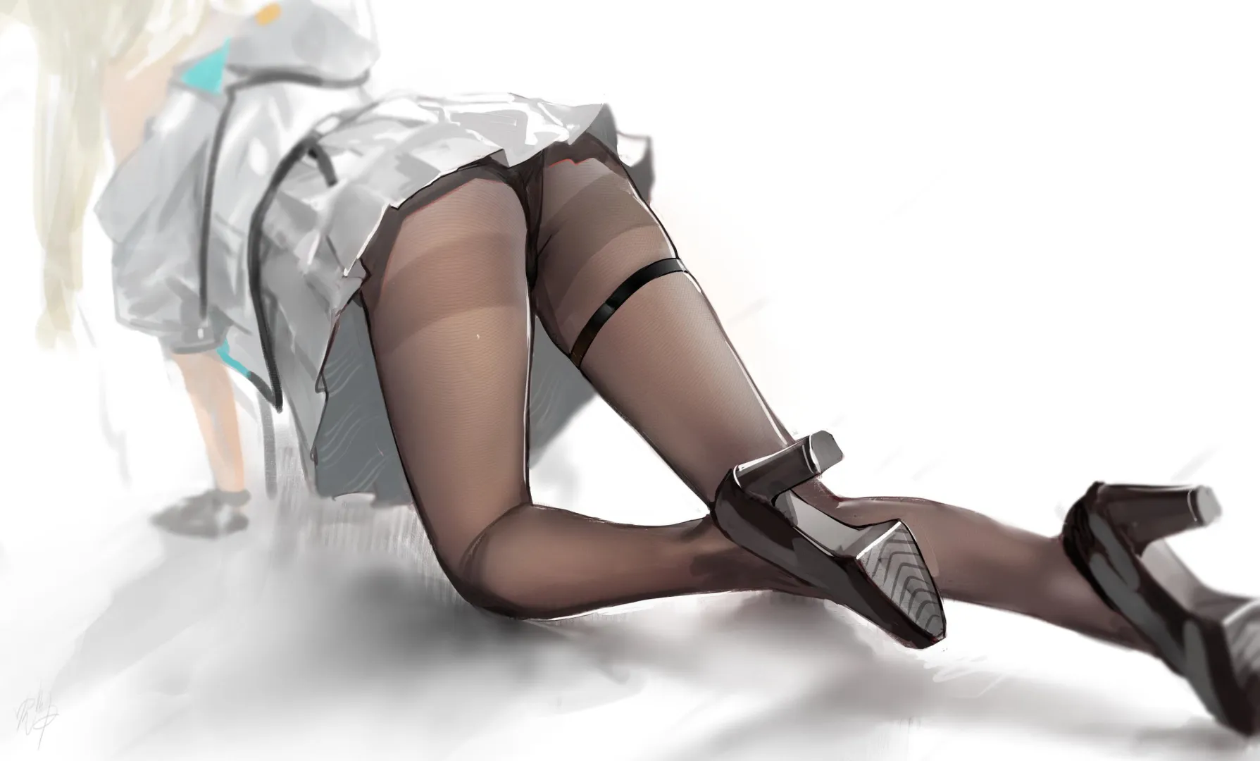 Perlica thighs (ひづるめ) posted by Silent_Steak_9540