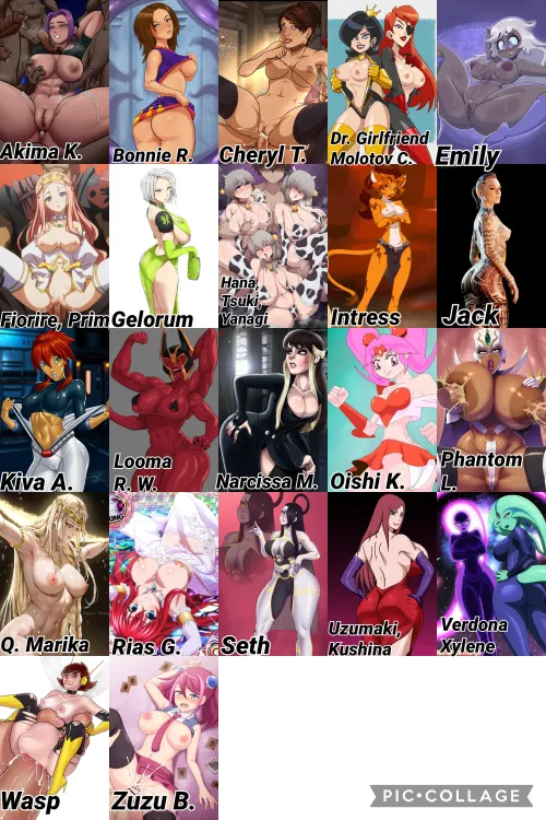 Pick a Rule 34 H.A.R.E.M. by Any-Weight1782