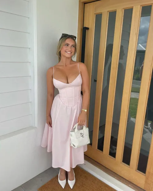 pink dress by blasterpiece