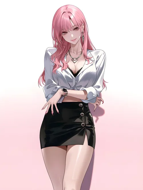 Pink Hair by WoolsonDaSheep