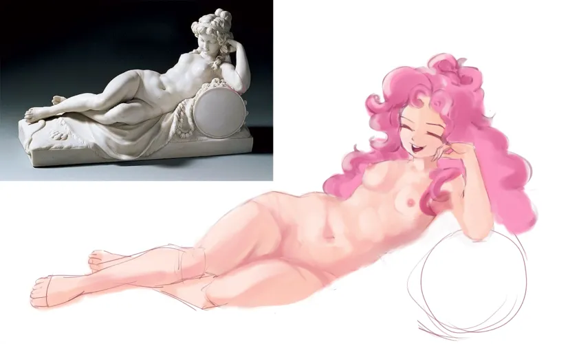 pinky pie voloptous queen by angelkittens06