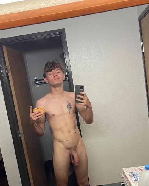 Pizza and edging to porn all night with you by RoastingCorns