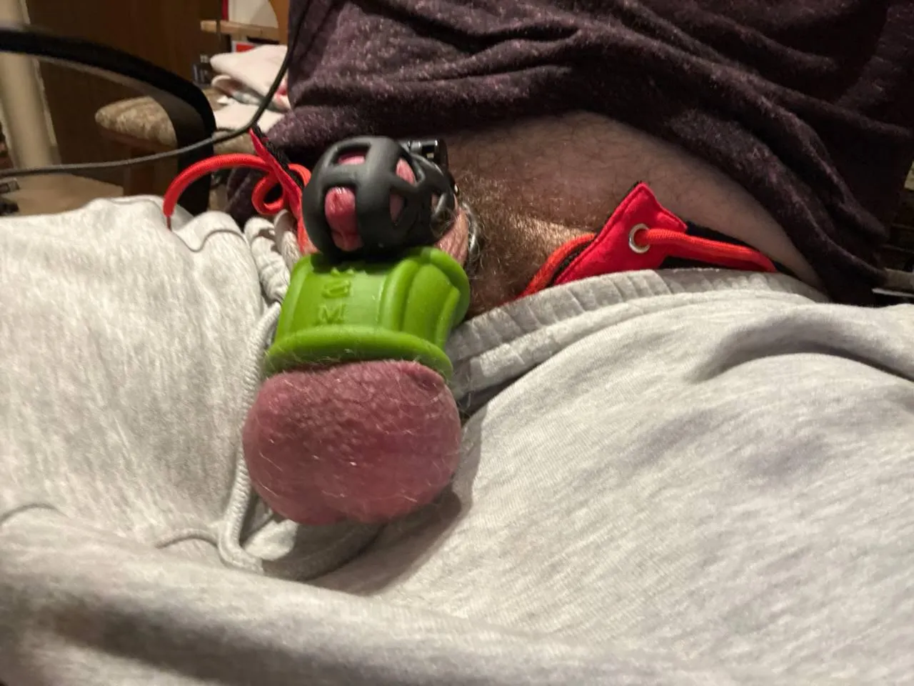 Plapping my balls, hoping for some release  posted by beastboy_ju