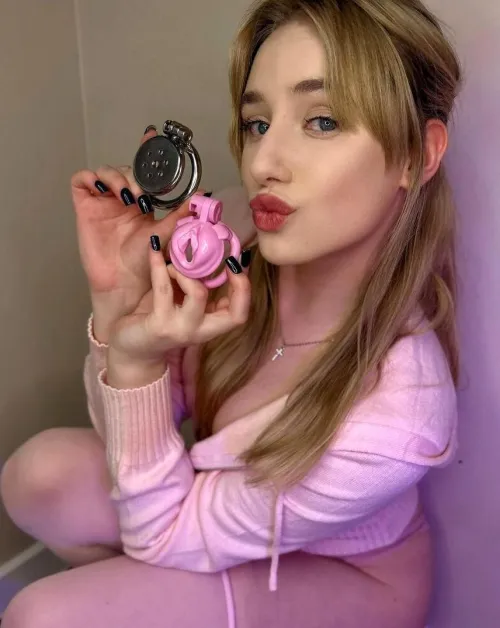 Plastic? Or metal? Which chastity do you prefer? by stellasweetiee