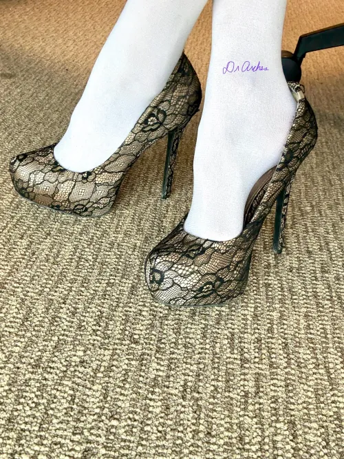 Platforms, stockings, and an arch pop by DrArches