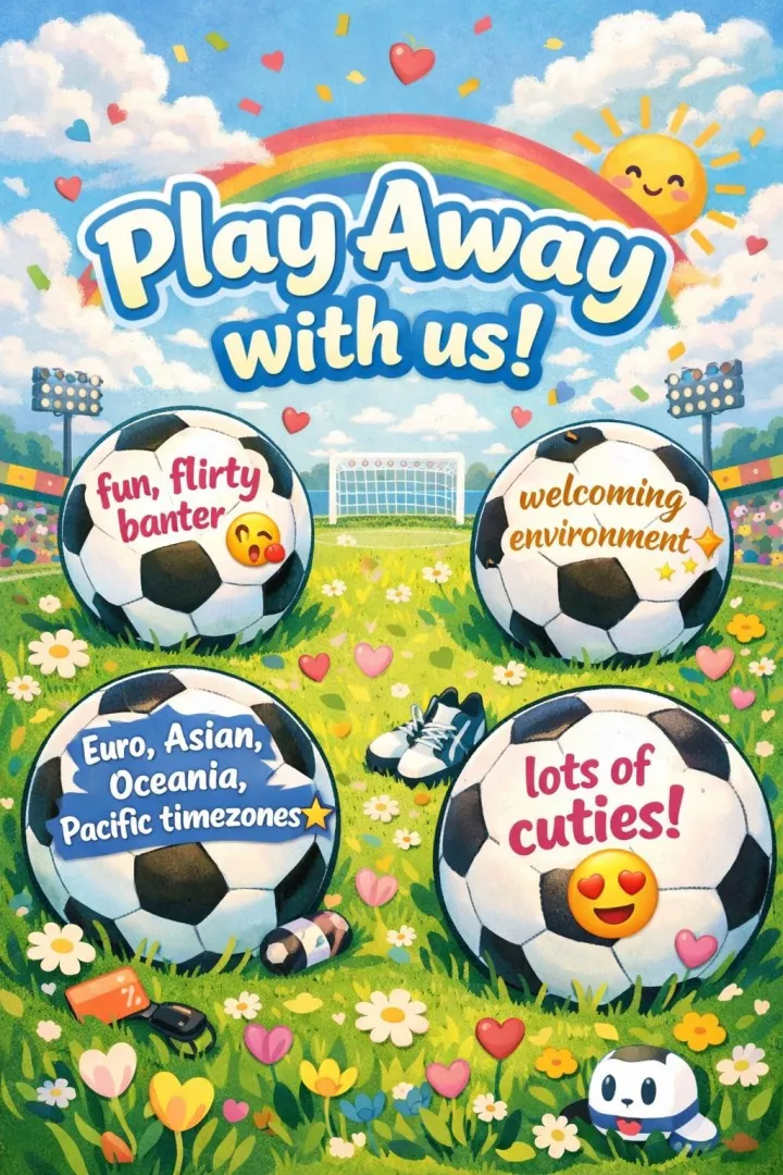 Play away with us x UK, Europe, Asia, Oceania only posted by PrestigiousSide9555