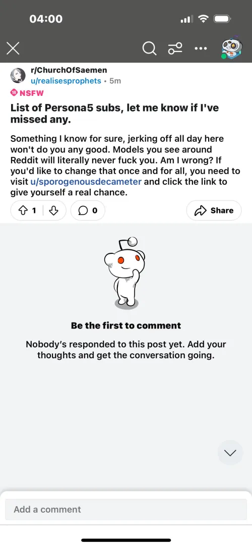 Please be on the lookout for this in other NSFW subreddits.  by [deleted]