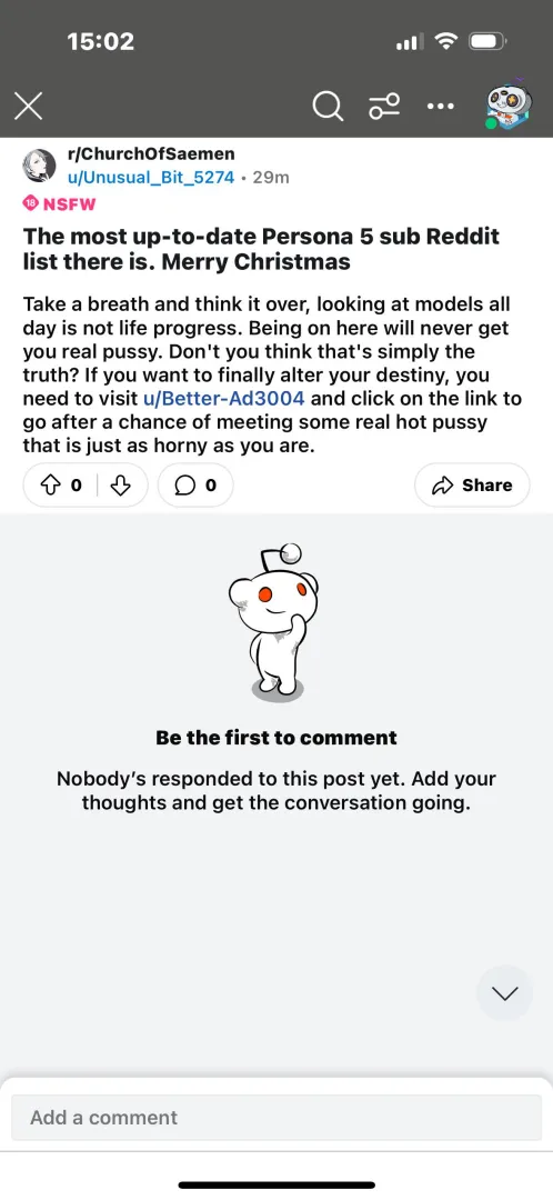 Please do something about this bot going around Reddit  posted by [deleted]