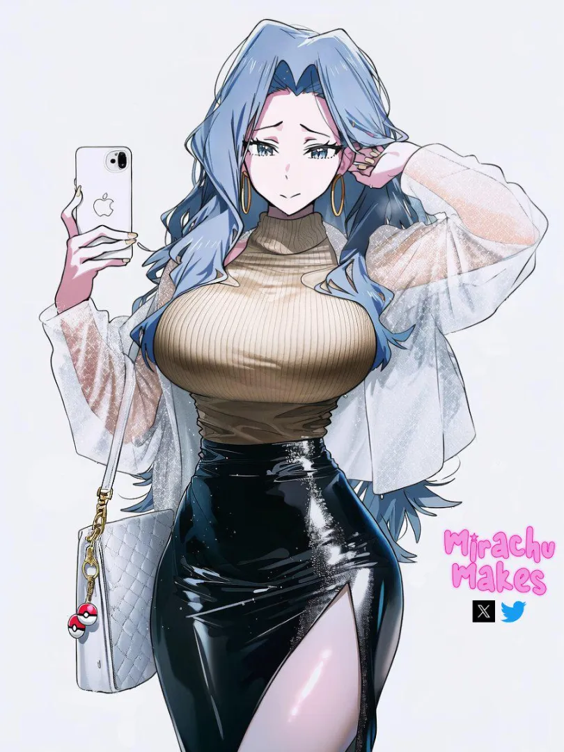 pokemon karen reimagined as an office lady! posted by arisugawaa