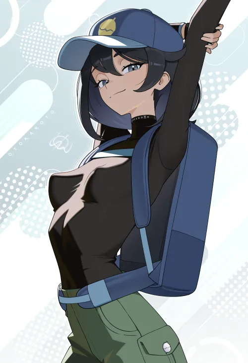 Pokemon Winds and Waves Protagonist by OTOKAKOTO by Vyridess